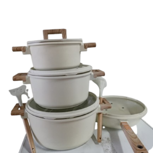 13pcs gleey donnor cookware set(1 12)