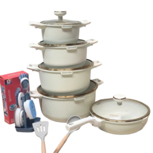 15pcs aero granite non stick donnar cookware set(1 3)