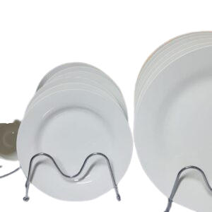 18pcs white ceramic set