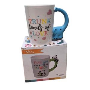 ceramic animal prints mugs