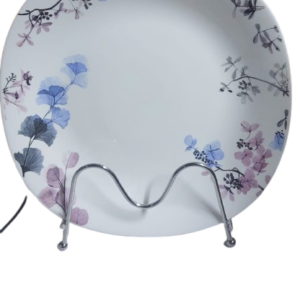 6pc flowered square plate