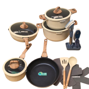 20 pcs donnor aura granite nonstick cookware set
